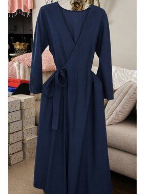Denim Wrap around Dress